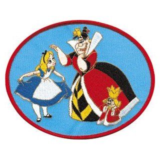Disney Alice in Wonderland Alice & Queen Embroidered Iron on Movie Patch DS 161 Clothing