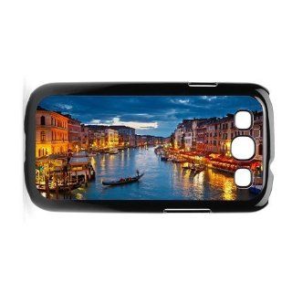 Samsung Galaxy S III S3 Black KB161 Hard Back Case Cover Color Grand Canal in Venice at Night Cell Phones & Accessories