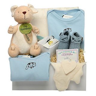 ten tippy toes organic baby boy gift box by molliemoo