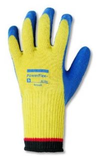 Ansell PowerFlex Plus 80 600 Kevlar Glove, Blue Latex Coating, Small, Size 7 (Pack of 12 Pairs) Work Gloves