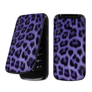 Samsung a157 Prepaid GoPhone SGH A157 ( AT&T ) Decal Vinyl Skin Purple Cheetah   By SkinGuardz Cell Phones & Accessories