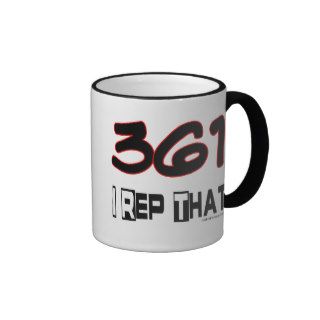 I Rep That 361 Area Code Coffee Mugs