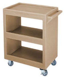 Cambro BC225 157 Polyethylene Standard Open Sides Service Cart, 28 Inch, Coffee Beige Kitchen & Dining