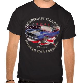 1969 Camaro Muscle Car Rebel flag chevy Tshirts