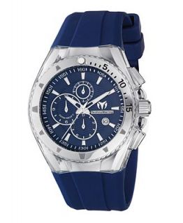 TechnoMarine Watch, Unisex Swiss Chronograph Cruise Original 40mm Blue Silicone Strap 111004   Watches   Jewelry & Watches
