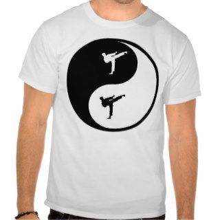 Yin Yang Karate T shirts