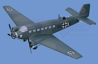 Junkers Ju 52 / 3M, Olive Drab Camou Airplane Model Toy. Mahogany Wood Model Aircraft Scale 1/50 Toys & Games