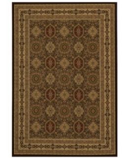 MANUFACTURERS CLOSEOUT Nourison Area Rug, Persian Arts BD02 Chocolate 9 6 x 13   Rugs