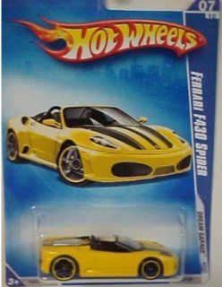 Hot Wheels 2009 Ferrari F430 Spider (yellow) Dream Garage 153/190, 164 Scale. Toys & Games