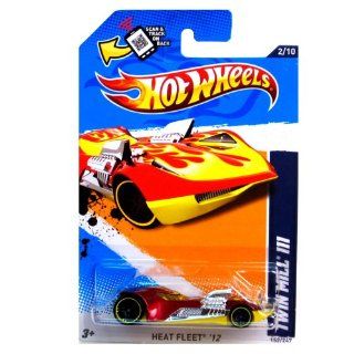 Hot Wheels Twin Mill III Heat Fleet '12 152/247 Red/yellow Toys & Games