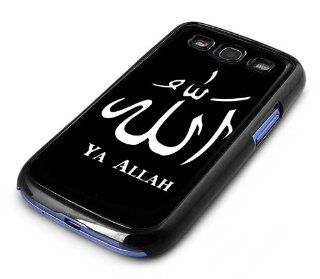 Black Snap on Samsung Galaxy S3 Phone Cover Case  Muslim Allah Quran S3 spc 152 nes Design Cell Phones & Accessories