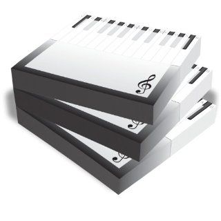Got Yo Gifts Piano Keys Adhesive Pads (SNR153)  Blank Postcards 