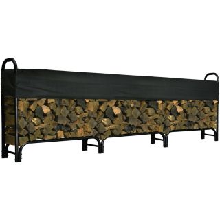 Roughneck Covered Firewood Rack — 12 ft.L, Model# 90352  Wood Storage