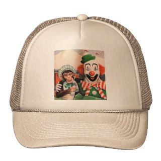 Retro Vintage Kitsch Circus Chimp and Clown Hat