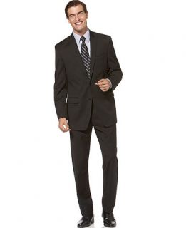 Calvin Klein Suit Black Solid Slim Fit   Suits & Suit Separates   Men