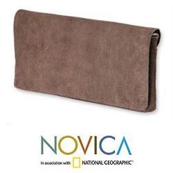 Handcrafted Men's Leather 'Yogyakarta Olive 'Wallet (Indonesia) Novica Wallets & Coin Purses