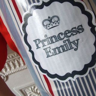personalised royally good oilcloth apron by pinnikity
