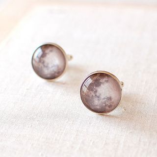 moon cufflinks by juju treasures