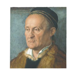 Portrait of Jacob Muffel by Albrecht Durer Memo Note Pad