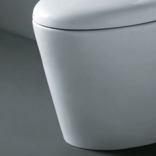 Ariel Bath Monterey Contemporary Elongated 1 Piece Toilet with Dual