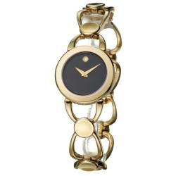 Movado Women's 'Rava' Goldtone Steel Quartz Watch Movado Women's Movado Watches