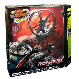 Air Hogs Twin Vortex Helicopter   Black/Red Toys & Games
