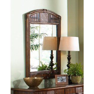 Polynesian Arched Dresser Mirror   Wall Mounted Mirrors