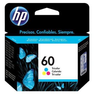 HP 60 Ink Cartridge   Tri color (CC643WN#140)
