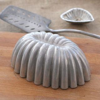fluted vintage jelly mould by magpie living