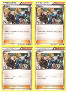 x4 Cassius (XY #115/146) Pokemon Card Playset [Trainer Supporter] Toys & Games