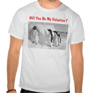 Happy Valentines Day Funny Penguin Valentine Tshirt