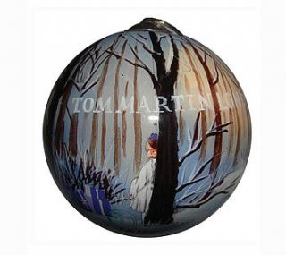 2010 hand painted christmas bauble by tom martin london