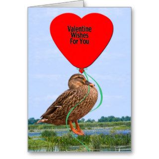 Little Duck Valentine Card