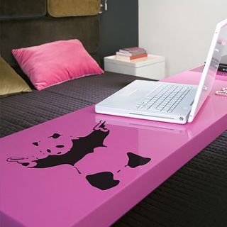 small banksy panda wall sticker by the binary box