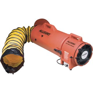 Allegro Industries AC Blower With Canister — 15-Ft. Ducting, Model# 9533-15  Ventilation Equipment