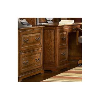 Riverside Furniture Seville Square Two Drawer Lateral File in Warm Oak