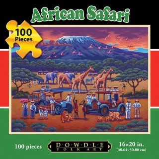 African Safari 100pc 16x20 Jigsaw Puzzle by Eric Dowdle Toys & Games