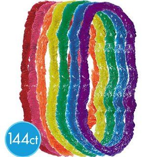 Multi Color Poly Leis 144ct Toys & Games
