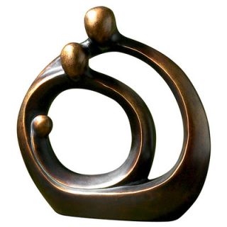 Uttermost Family Circles Statue in Bronze Patina