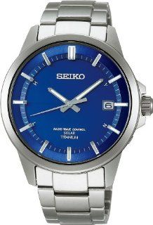 SEIKO spirit smart titanium solar radio blue SBTM143 men's watch Watches