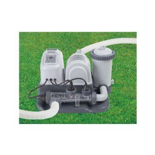 INTEX Krystal Clear 1, 200 GPH Cartridge Filter Pump & Saltwater System  Swimming Pool Sand Filters  Patio, Lawn & Garden