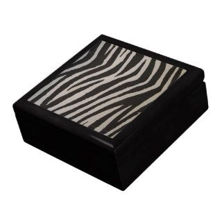 Wild Zebra Print Jewelry Box