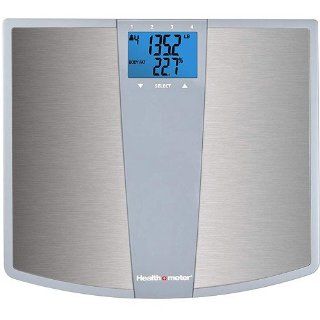 Stainless Steel Body Fat Bath Scale with Daily Caloric Intake Technology, BFM144   Health o meter Health & Personal Care