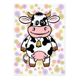 Funny Cow Personalized Invitation