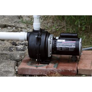 Wayne Cast Iron Lawn Sprinkler Pump — 4790 GPH, 1 1/2 HP, 2in., Model# WLS150  Booster   Sprinkler Pumps