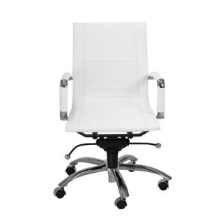 Bergen Low Back Leatherette Office Chair with Arms