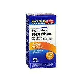 PRESERVISION W/LUTEIN SFTGL 120SG by BAUDR SCHOLLS AND LOMB *** Health & Personal Care