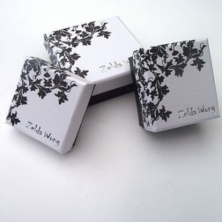 personalised hidden heart flower ring by zelda wong