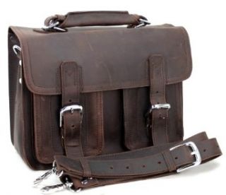 Vagabond Traveler 14" Professional Leather Briefcase Laptop Bag L50. DK Vintage Computers & Accessories