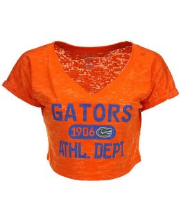 Blue 84 Womens Florida Gators Safe Burnout Cropped Top   Sports Fan Shop By Lids   Men